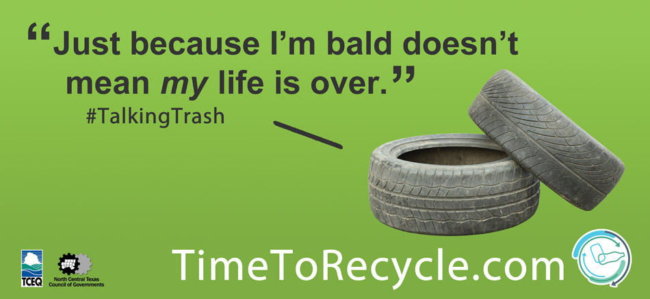Talking Trash Billboard - tires